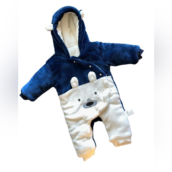 Polar Bear Infant Snowsuit (Unbranded) - Size 3-6 months - Picture 4 of 4